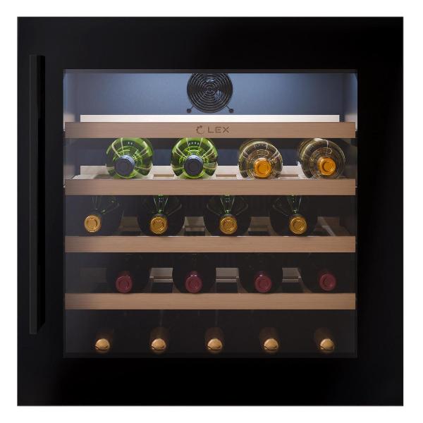 Изображение товара Встраиваемый винный шкаф LEX LWD6036BL