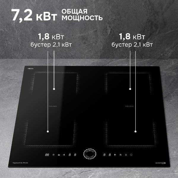 Изображение товара Варочная панель индукционная Zigmund & Shtain CI 79.6 B