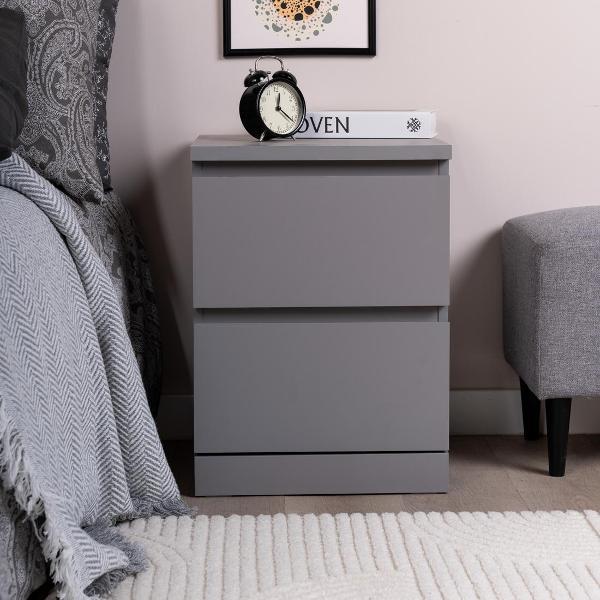 Изображение товара Тумба прикроватная Гуд Лакк Варма 40х54х40 серая S01040