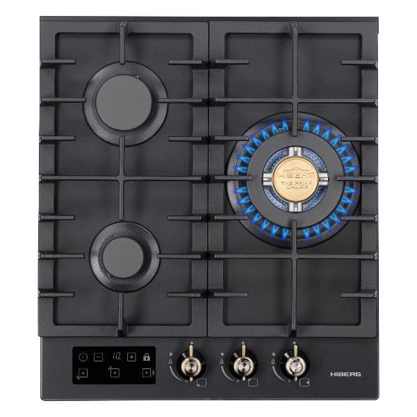 Изображение товара Варочная панель газовая Hiberg VM 4235 B Изображение товара Варочная панель газовая Hiberg VM 4235 B