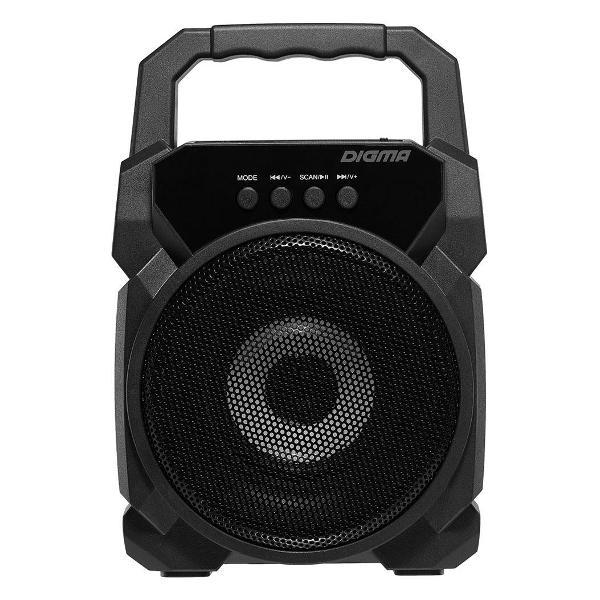 Изображение товара Портативная беспроводная акустика Digma D-PS1500, черный