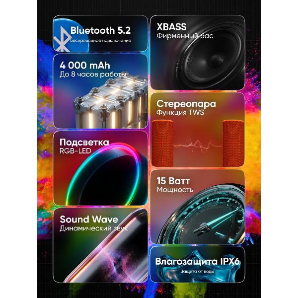 Изображение товара Колонки Soundmax SM-PS5024B(оранжевый)