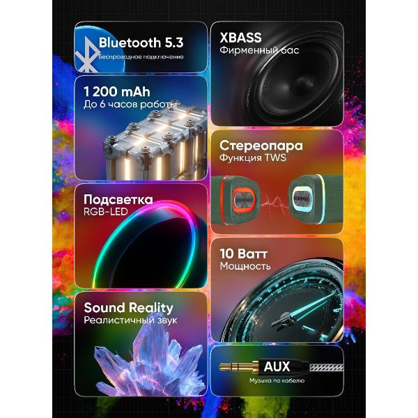 Изображение товара Колонки Soundmax SM-PS5019B(зелёный)