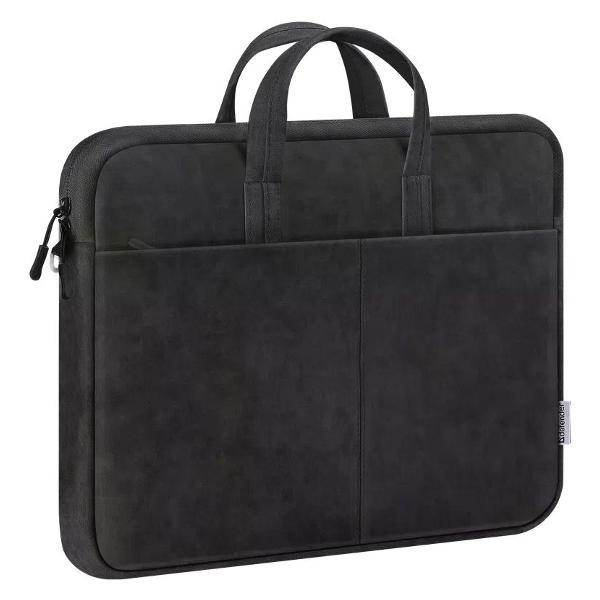 Изображение товара Сумка для ноутбука Defender Solid 15.6" PU кожа, черный, карман
