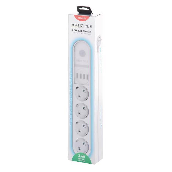 Изображение товара Сетевой фильтр ARTSTYLE CL-4432W