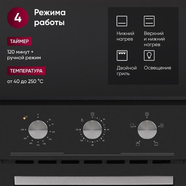 Изображение товара Духовой шкаф электрический Gressel U4ES14000