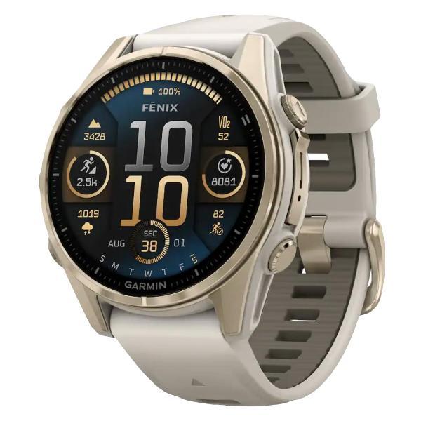 Изображение товара Смарт-часы Garmin Fenix 8 43mm AMOLED Sapphire Soft Gold 010-02903-10