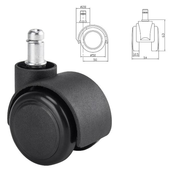 Изображение товара Колеса для кресла Brabix 533084