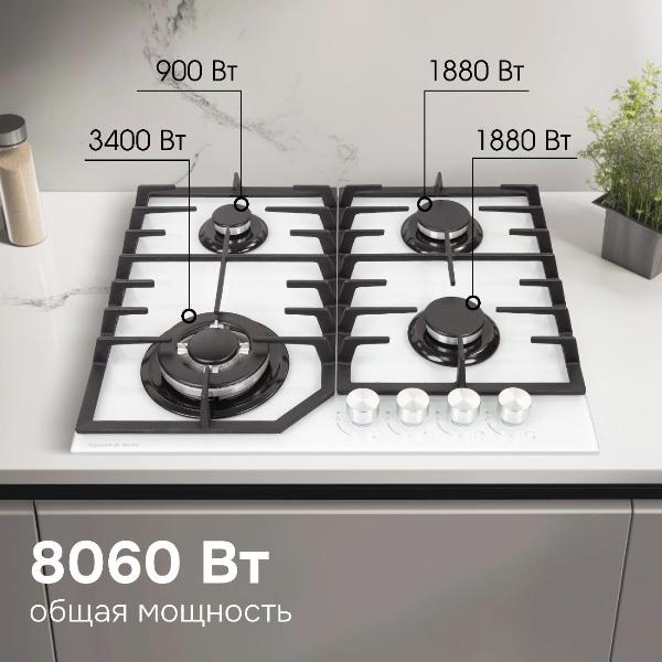 Изображение товара Варочная панель газовая Zigmund & Shtain M 32.6 W