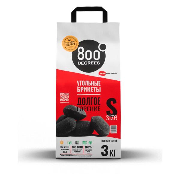 Изображение товара Брикеты угольные 800 Degrees 800DGR-ELH03