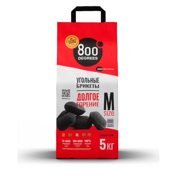Изображение товара Брикеты угольные 800 Degrees 800DGR-ELH05