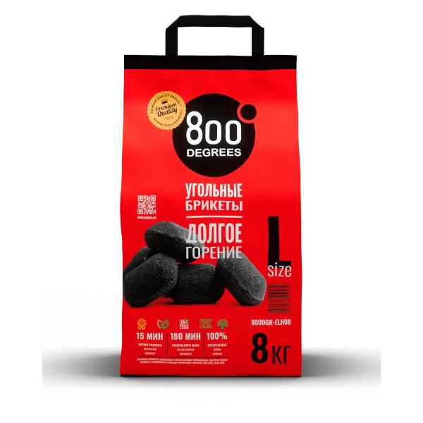 Изображение товара Брикеты угольные 800 Degrees 800DGR-ELH08