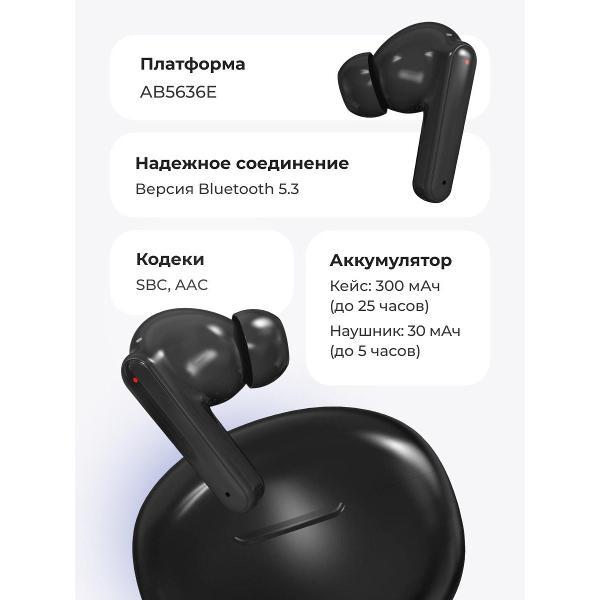 Изображение товара Наушники беспроводные Geozon G-S13BLK