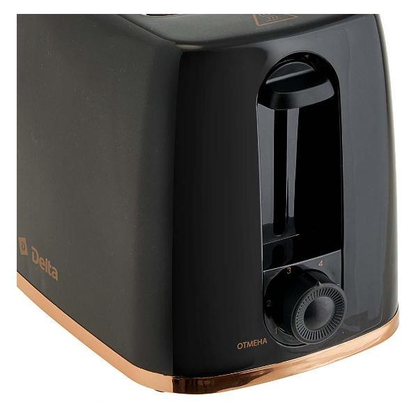 Изображение товара Тостер Delta DL-6901 Black
