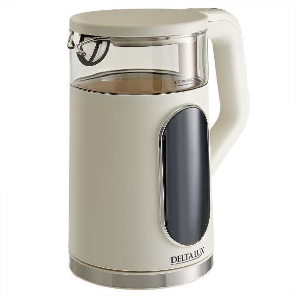 Изображение товара Электрочайник Delta Lux DE-1025 белый