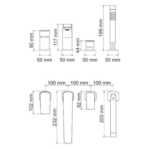 Изображение товара Смеситель Wasserkraft Salm 2755