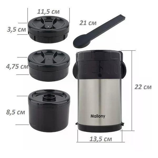 Изображение товара Термос Эко-Поставка 106058, 2 л серый металлик