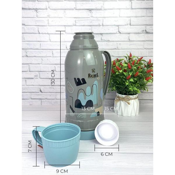 Изображение товара Термос RasheL R-39/180, 1.8 л светло-серый