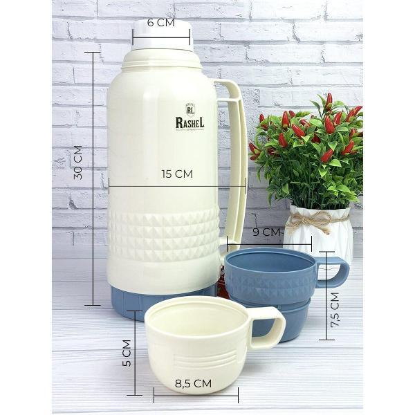 Изображение товара Термос RasheL R-35/180, 1.8 л бежевый