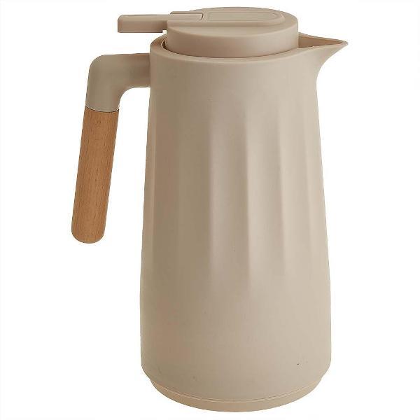 Изображение товара Термос Alpenkok AK-10109S со стекл. колбой 1л бежевый