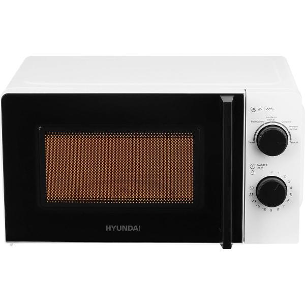Изображение товара Микроволновая печь Hyundai HYM-M2047, 20 л., 700 Вт, белый