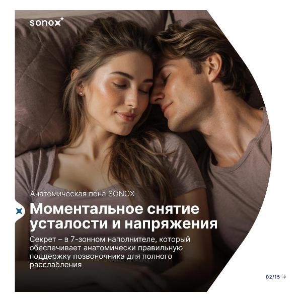 Изображение товара Матрас SONOX Foam Tera Plus 180х200