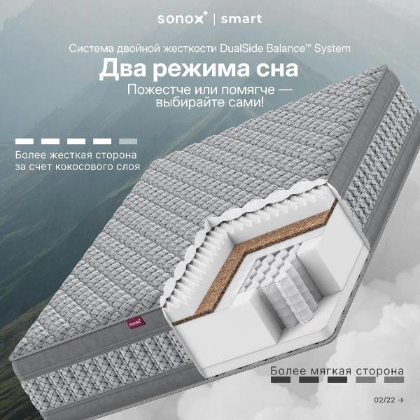 Изображение товара Матрас SONOX Italian Grey max 180х200