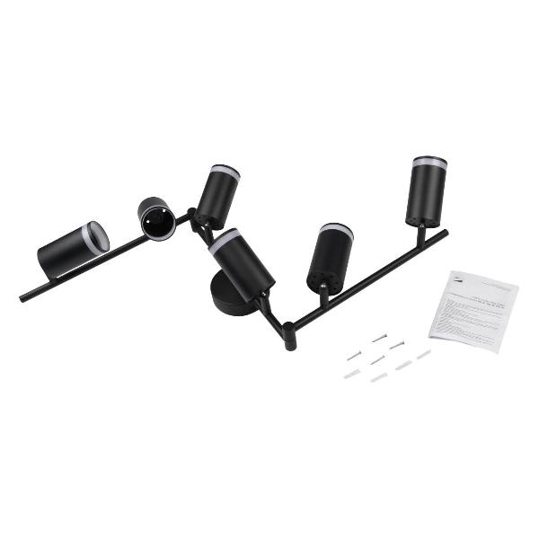 Изображение товара Светильник настенно-потолочный Jazzway PCL 0306 6xGU10 BL 230V IP20