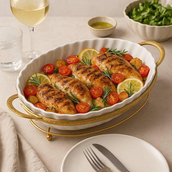 Изображение товара Декоративное блюдо FISSMAN Блюдо сервировочное 40,7x22,5х7см