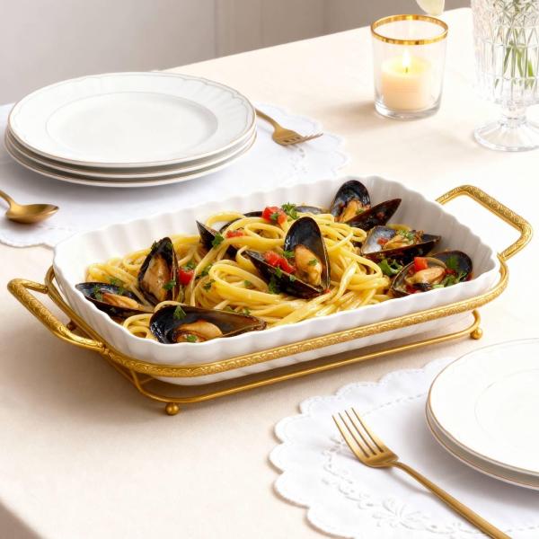 Изображение товара Декоративное блюдо FISSMAN Блюдо сервировочное 41,4x22,9х7,2см