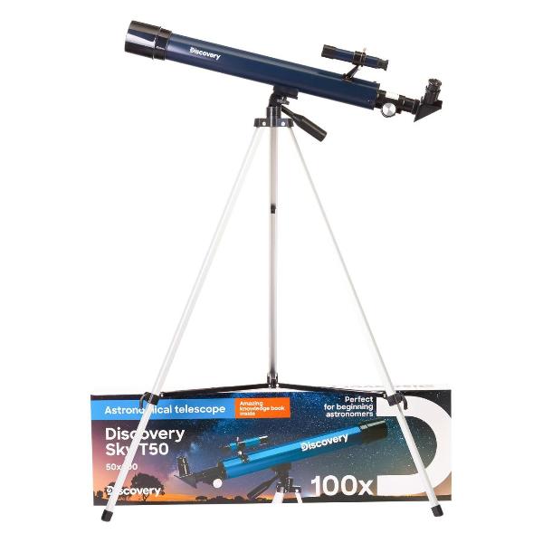 Изображение товара Телескоп Discovery Sky T50 с книгой