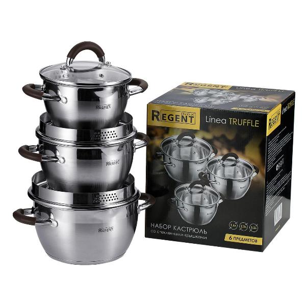 Изображение товара Набор посуды для приготовления REGENT inox 67-02