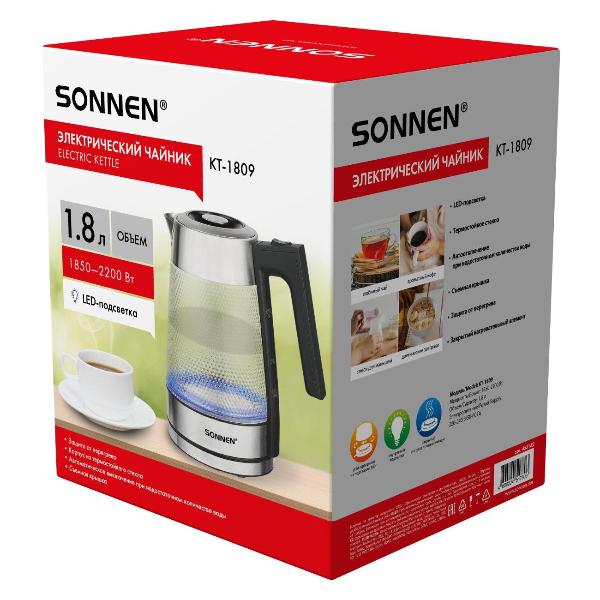 Изображение товара Электрочайник Sonnen KT-1809