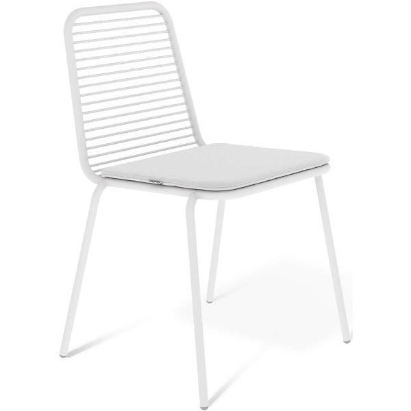 Изображение товара Стул обеденный Sheffilton SHT-S153-CN1 белый муар/белый