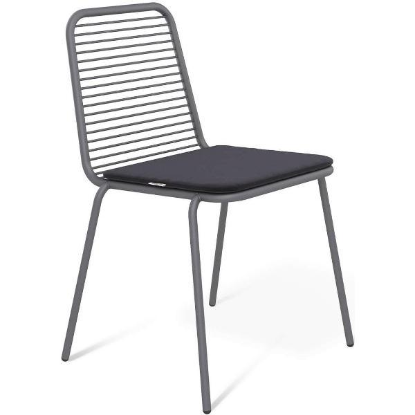 Изображение товара Стул обеденный Sheffilton SHT-S153-CN1 графит муар/черный