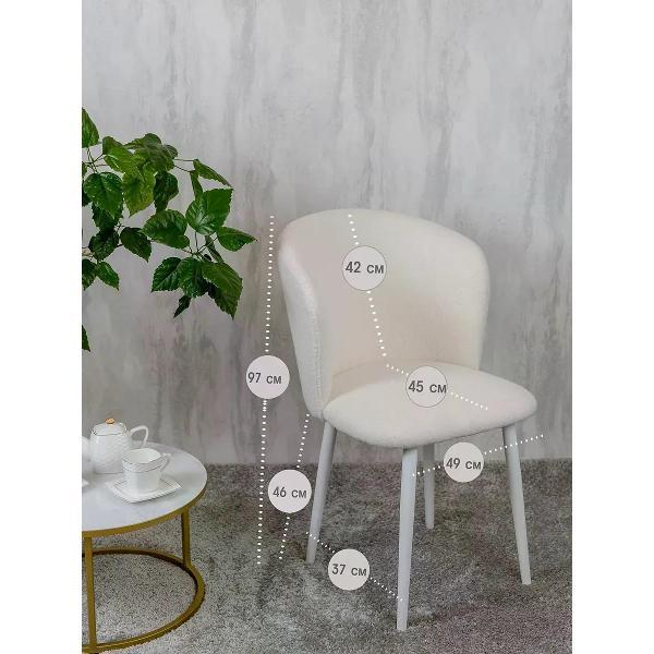 Изображение товара Стул обеденный Русский стул Граф букле поворотный