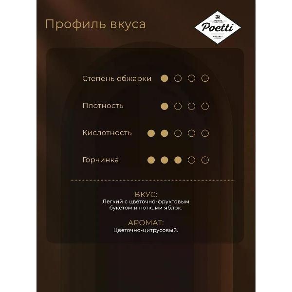 Изображение товара Кофе зерновой Poetti Poetti Leggenda ORO