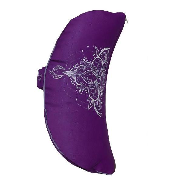 Изображение товара Подушка для йоги Azen полумесяц чакра сахасрара фиолетовая