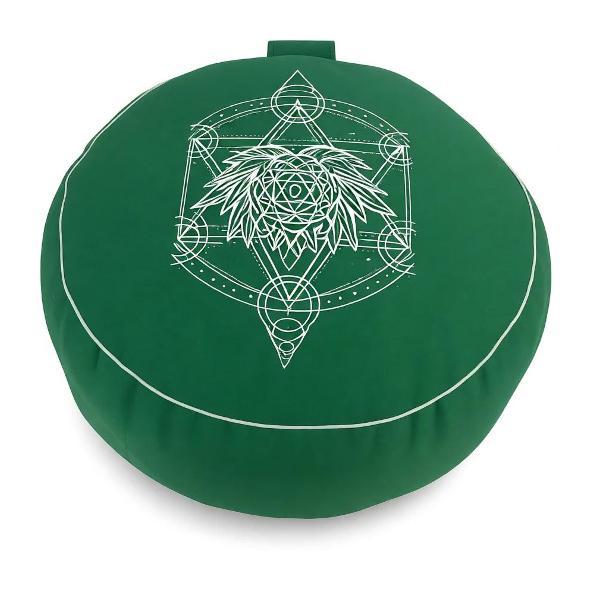 Изображение товара Подушка для йоги Azen чакра Анахата зеленая