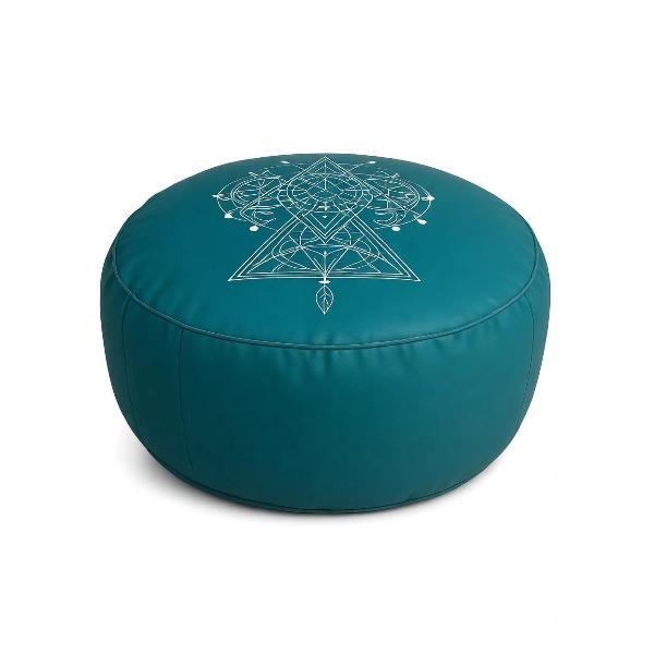 Изображение товара Подушка для йоги Azen чакра Вишутха голубая Изображение товара Подушка для йоги Azen чакра Вишутха голубая