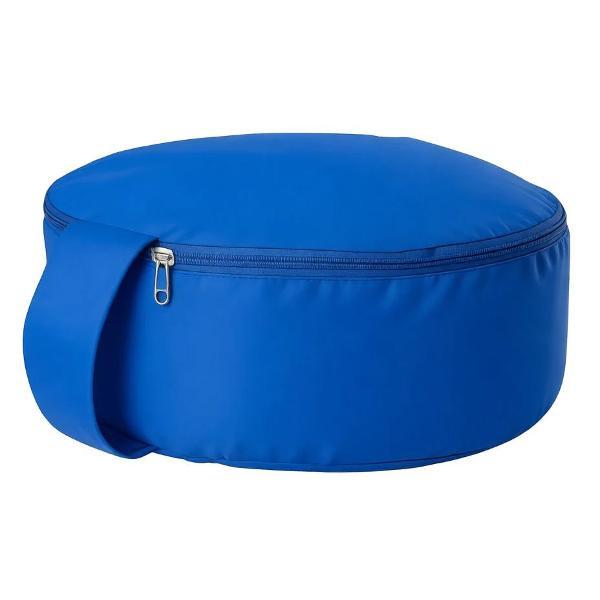 Изображение товара Подушка для йоги Azen пуф, синяя, 30 х 16 см