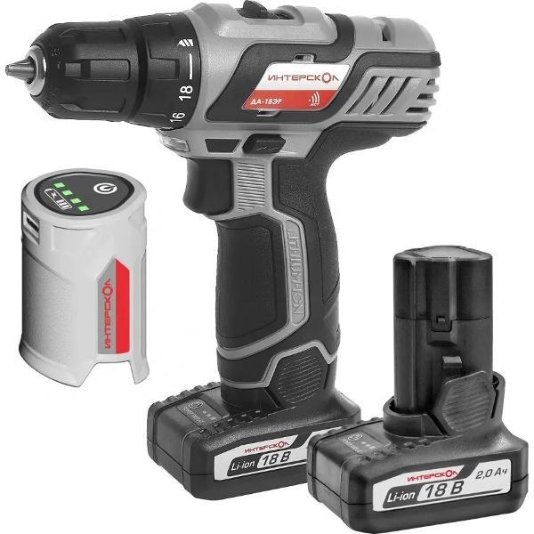 Изображение товара Дрель-шуруповерт ИНТЕРСКОЛ ДА-18ЭР Изображение товара Дрель-шуруповерт ИНТЕРСКОЛ ДА-18ЭР