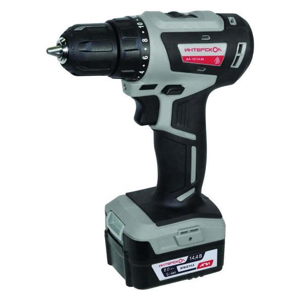 Изображение товара Дрель-шуруповерт ИНТЕРСКОЛ ДА-10/14,4В МиниМАКС