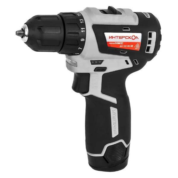 Изображение товара Дрель-шуруповерт ИНТЕРСКОЛ ДА-10/12В 38 МиниМАКС
