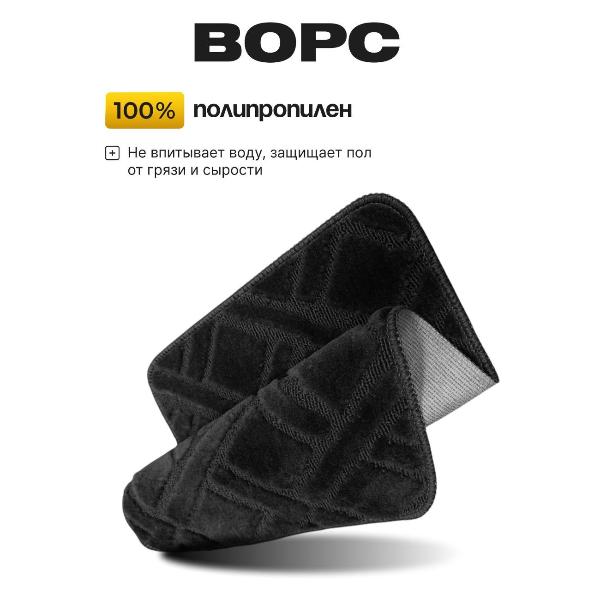 Изображение товара Коврик для ванной Dasch Клетка серый 14717