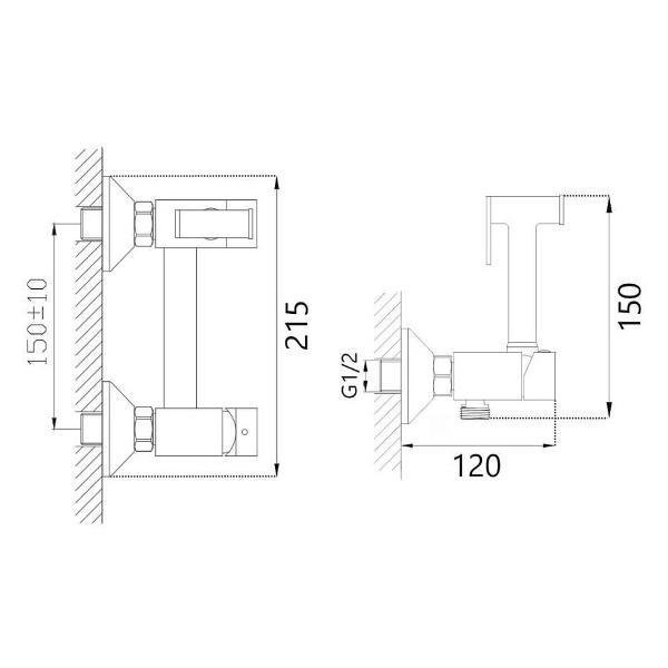 Изображение товара Гигиенический душ Maretti PB30RN69