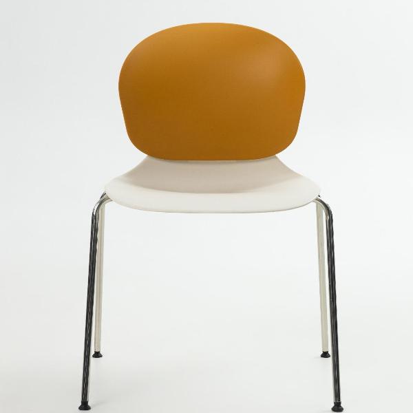 Изображение товара Стул обеденный ВВА Синнабон бело-желтый