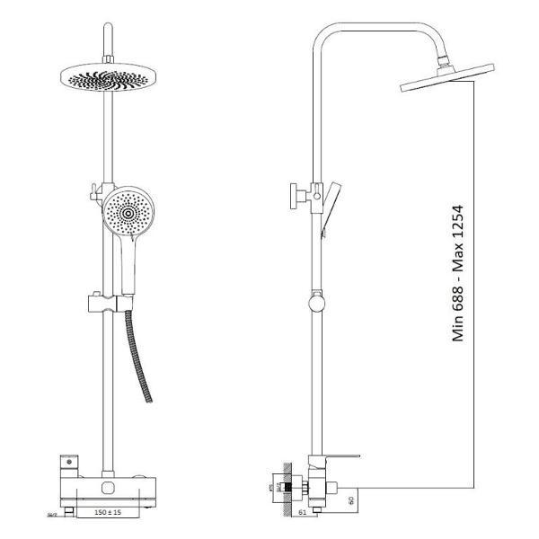 Изображение товара Душевая система Haiba HB24590-7