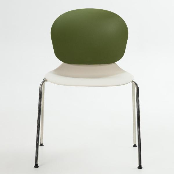 Изображение товара Стул обеденный ВВА Синнабон бело-зеленый