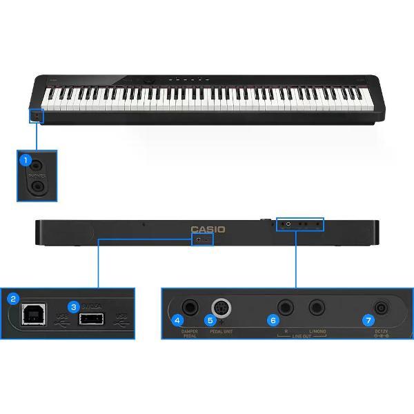 Изображение товара Цифровое пианино Casio PX-S1100WE